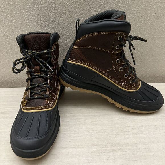 Nike 525393-770 Woodside II Men Sz 7 US Dark Gold Leaf/Dark Gold Leaf Boots - Picture 1 of 16